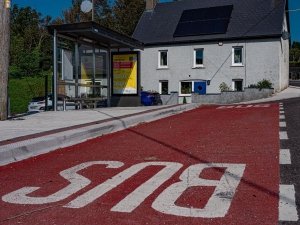 Cork City & County Council Works Bus Stop After