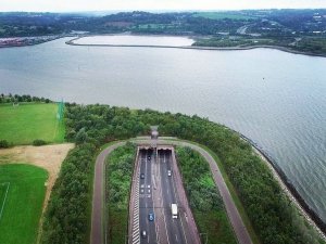 ERTO Jack Lynch Tunnel Entrance Mahon Side Aerial