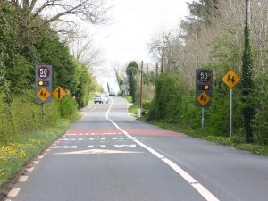 Infratech Traffic Calming approaching school